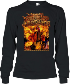 Gold whoever works his land will have abundance Long Sleeved T-shirt