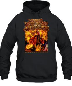 Gold whoever works his land will have abundance Unisex Hoodie