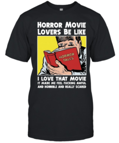 Horror movie lovers be like  Classic Men's T-shirt