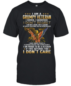 I Am A Grumpy Veteran  Classic Men's T-shirt