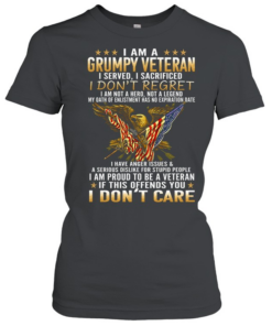 I Am A Grumpy Veteran  Classic Women's T-shirt