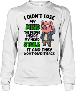 I Didn't Lose My Mind The People Inside My Head Stole It And They Won't Give It Back  Long Sleeved T-shirt