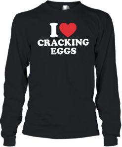 I Heart Cracking Eggs T Long Sleeved T-shirt