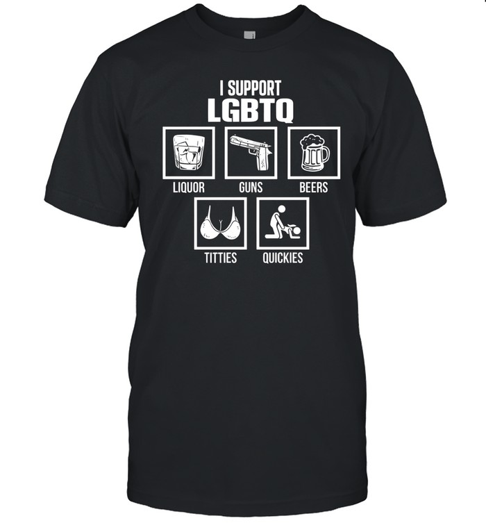 I Support LGBTQ Classic Men's T-shirt