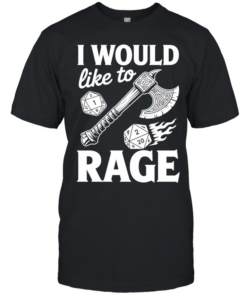 I would like to rage  Classic Men's T-shirt