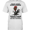 Inside Every Older Person Is A Younger Person Wondering What The Hell Happened  Classic Men's T-shirt