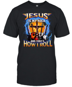 Jesus is my rock and that’s how I roll  Classic Men's T-shirt