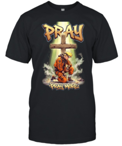 Jesus pray more Uzumaki Naruto cartoon T Classic Men's T-shirt