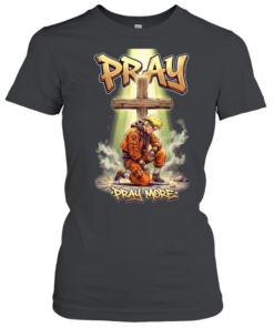 Jesus pray more Uzumaki Naruto cartoon T Classic Women's T-shirt