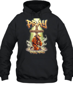 Jesus pray more Uzumaki Naruto cartoon T Unisex Hoodie