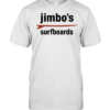 Jimbo’s surfboards red surfboard minimalist T Classic Men's T-shirt