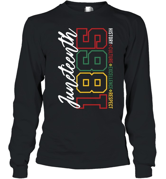 Juneteenth 1865 Long Sleeved T-shirt