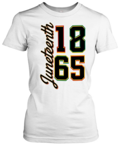 Juneteenth 1865 Vertical Script Classic Women's T-shirt