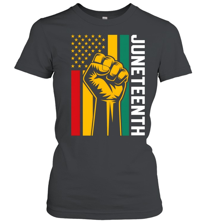 Juneteenth Black Power Fist Classic Women's T-shirt