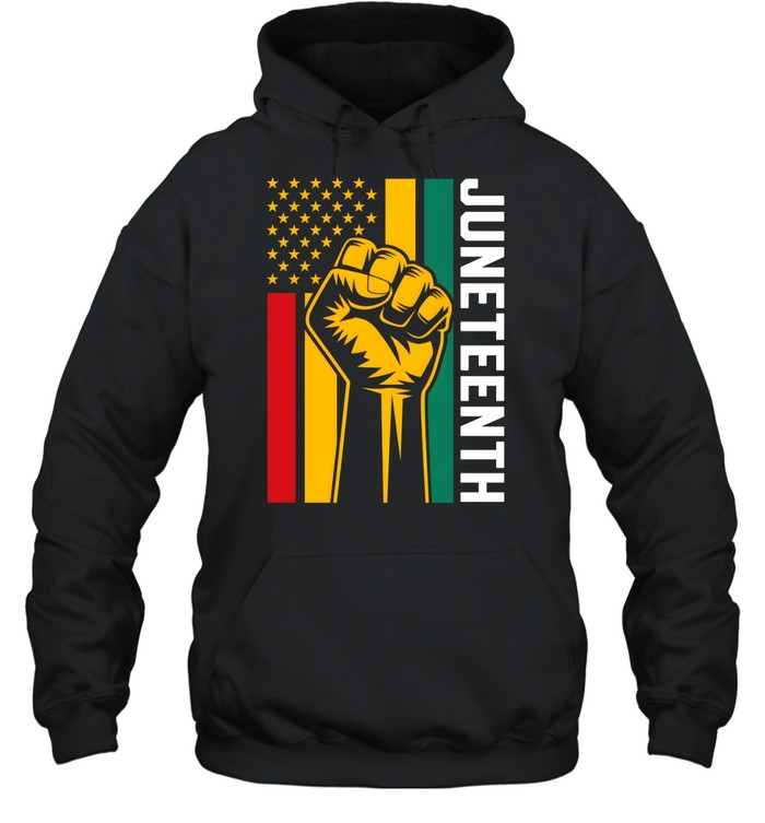 Juneteenth Black Power Fist Unisex Hoodie