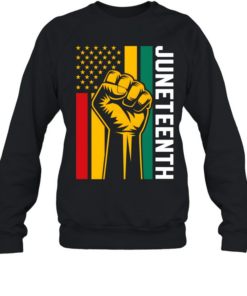Juneteenth Black Power Fist Unisex Sweatshirt