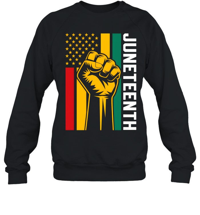 Juneteenth Black Power Fist Unisex Sweatshirt