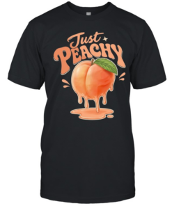 Just Peachy dripping fruit  Classic Men's T-shirt