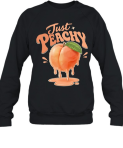 Just Peachy dripping fruit  Unisex Sweatshirt