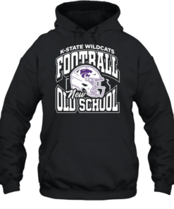 K-State Wildcats Football New Old School T Unisex Hoodie