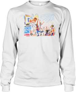 Kawhi The Dagger Basketball Paint T Long Sleeved T-shirt