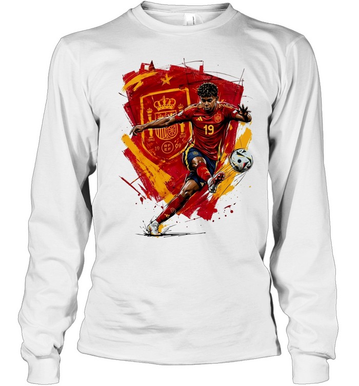 Lamine Yamal Spain players 19 soccer Long Sleeved T-shirt