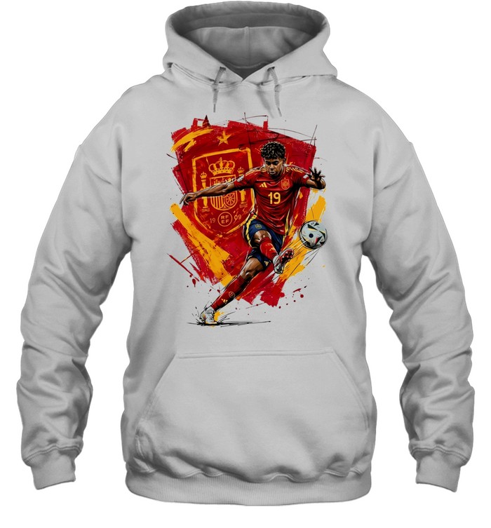 Lamine Yamal Spain players 19 soccer Unisex Hoodie