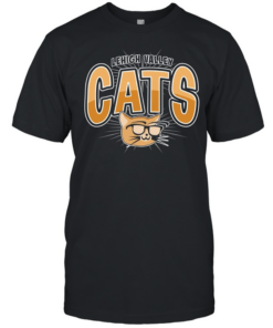 Lehigh Valley Cats nerdy cat with glasses T Classic Men's T-shirt