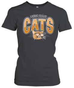 Lehigh Valley Cats nerdy cat with glasses T Classic Women's T-shirt