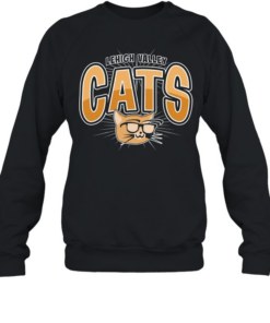 Lehigh Valley Cats nerdy cat with glasses T Unisex Sweatshirt