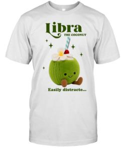 Libra the coconut easily distracte  Classic Men's T-shirt