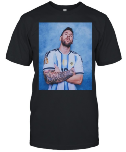 Lionel Messi Argentina National Football Team graphic T Classic Men's T-shirt