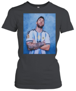 Lionel Messi Argentina National Football Team graphic T Classic Women's T-shirt