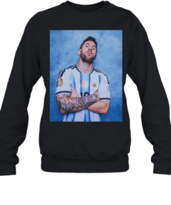 Lionel Messi Argentina National Football Team graphic T Unisex Sweatshirt