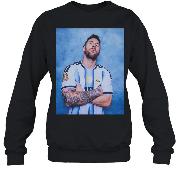 Lionel Messi Argentina National Football Team graphic T Unisex Sweatshirt