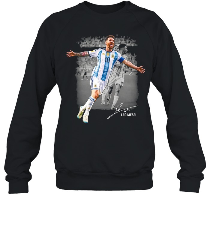 Lionel Messi Argentina National Team Legend signature T Unisex Sweatshirt
