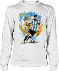 Lionel Messi Argentina players 10 soccer  Long Sleeved T-shirt