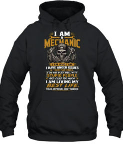 Living My Best Life Mechanic Apparel T Unisex Hoodie