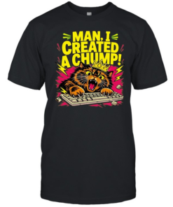 Man I created a chump cat keyboard graphic  Classic Men's T-shirt