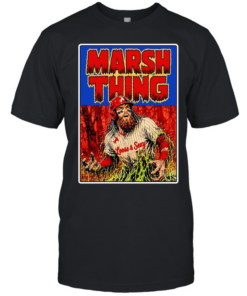 Marsh Thing holding fish Philadelphia Phillies  Classic Men's T-shirt