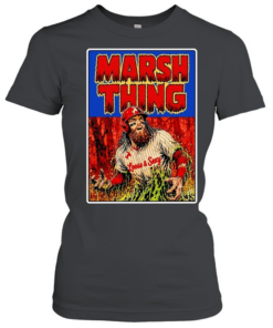 Marsh Thing holding fish Philadelphia Phillies  Classic Women's T-shirt