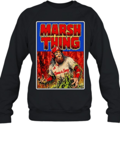Marsh Thing holding fish Philadelphia Phillies  Unisex Sweatshirt
