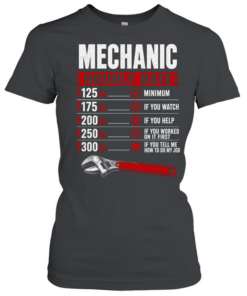 Mechanic Hourly Rate Apparel T Classic Women's T-shirt