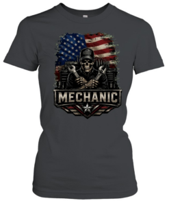 Mechanic USA Flag T Classic Women's T-shirt