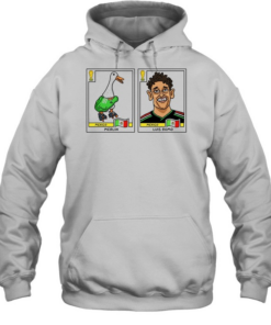 Merlin and Luis Romo Mexico National Team World Cup Soccer Cards  Unisex Hoodie
