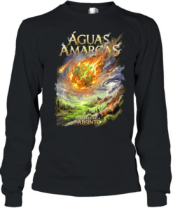 Meteorite aguas amargas caiu a estrela absinto  Long Sleeved T-shirt