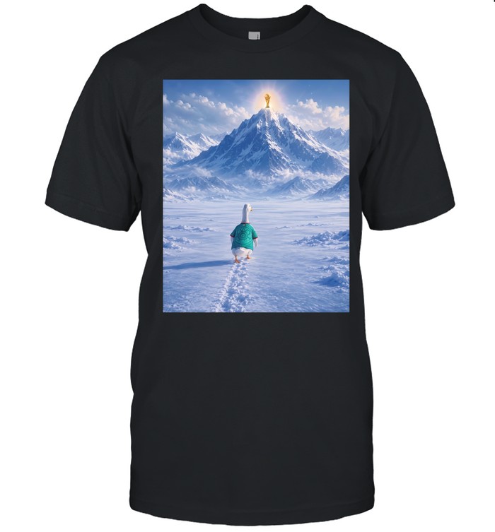 Mexico National Team Duck FIFA World Cup Trophy Snowy Mountain Classic Men's T-shirt