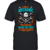 Miami Dolphins I Am A Mechanic Running Through My Veins Skeleton T Classic Men's T-shirt
