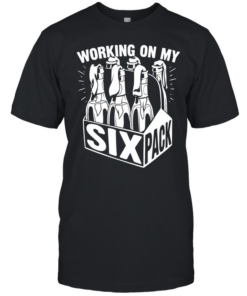 Molotov cocktail working on my six pack  Classic Men's T-shirt