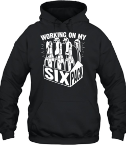 Molotov cocktail working on my six pack  Unisex Hoodie